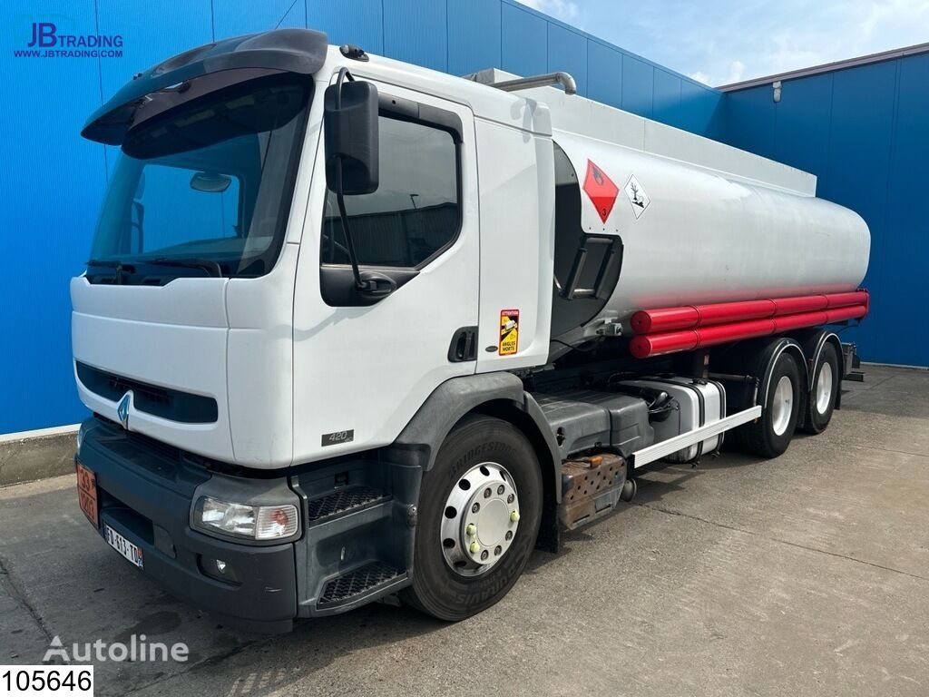 Renault Premium 420 FUEL, 6x2, 19570 Liter, 6 Comp, Retarder, Manual autocisterna