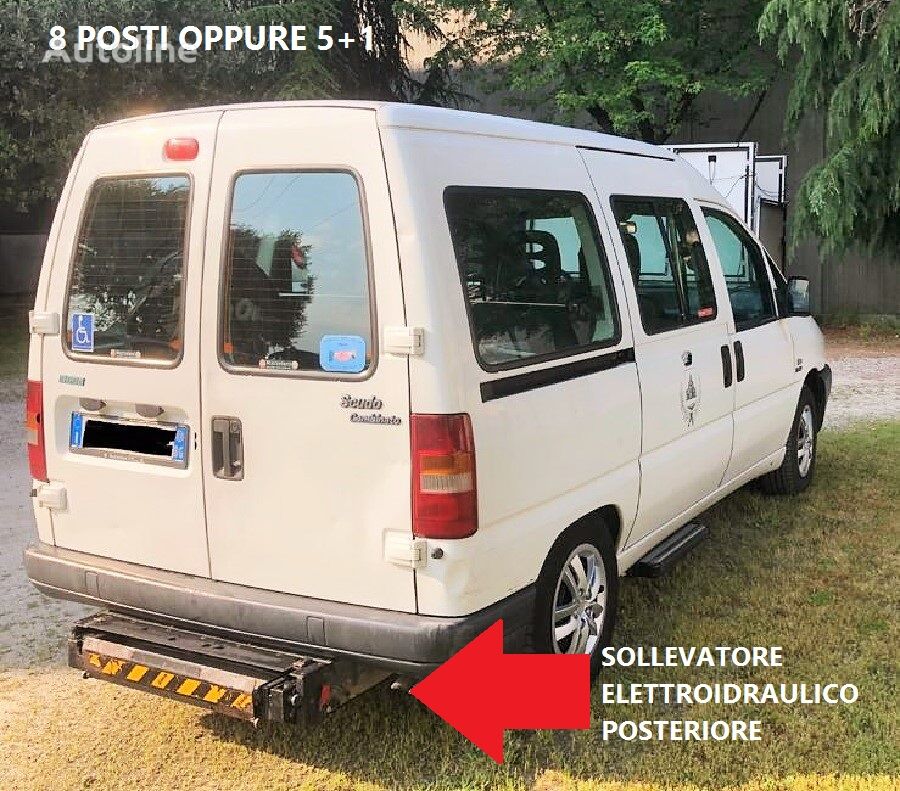 FIAT SCUDO TRASPORTO DISABILI putnički minibus