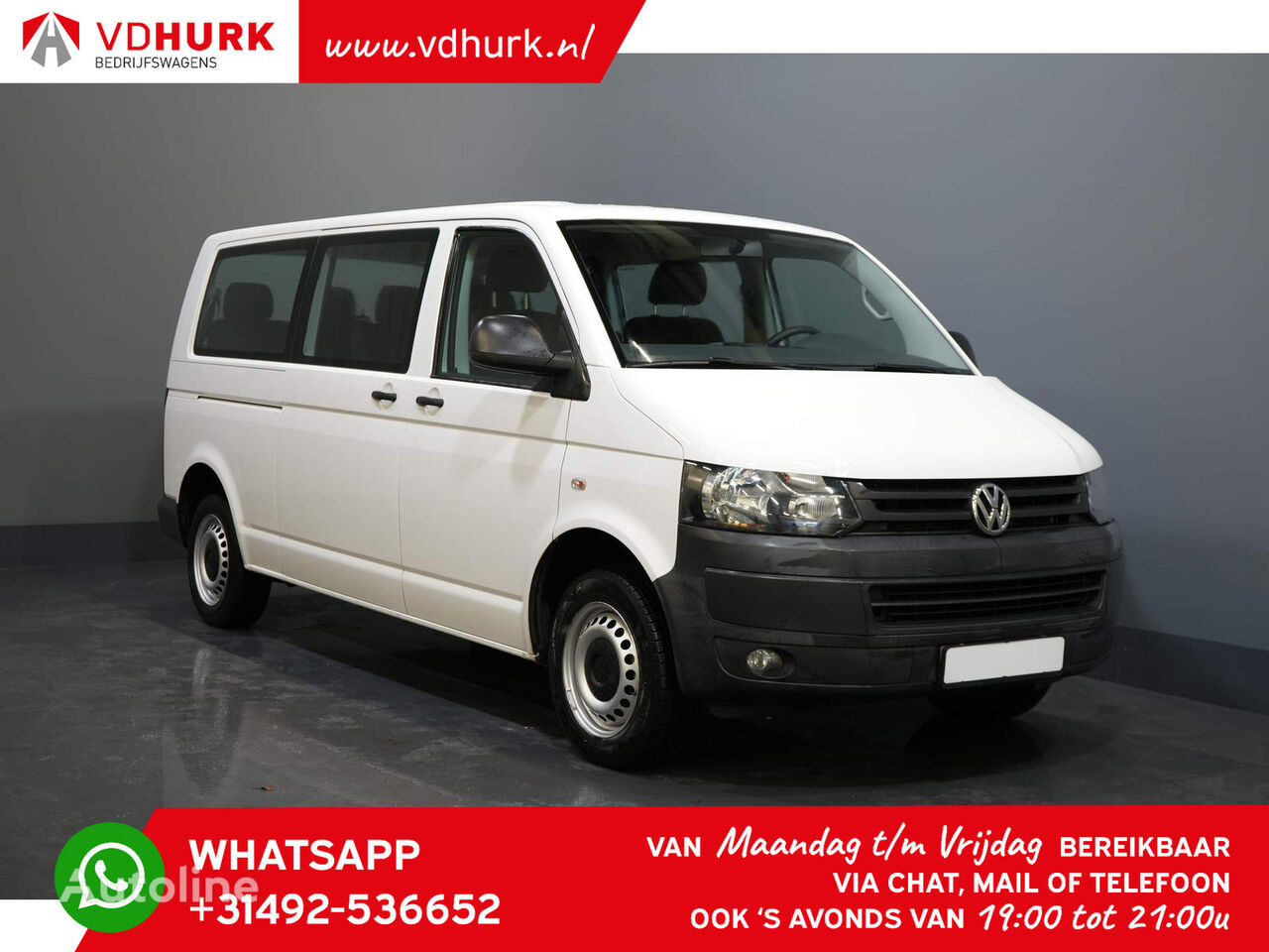 Volkswagen Transporter Kombi 2.0 TDI 140 pk DSG Aut. L2 € 21.712,- Incl. BT putnički minibus