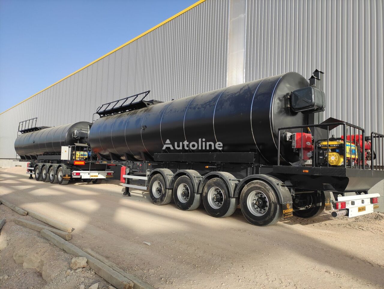 nova Emirsan 2024 Brand New Asphalt Tanker with Heating System cisterna za bitumen