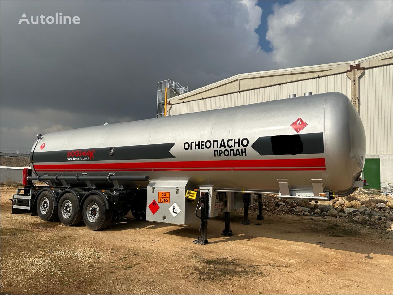 nova Doğumak 45 M3 LPG SEMI TRAILER FOR RUSSIA cisterna za gas