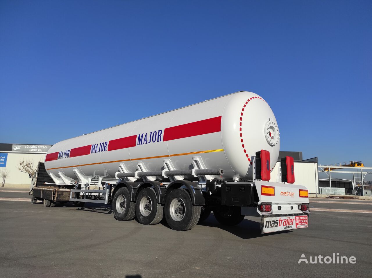 nova Mas Trailer Tanker 3 Axle 57 m3 LPG Tanker Semi Trailer From Manufacturing Company cisterna za gas