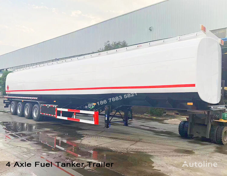 nova Tanker Semi Trailer 4 Axle for Sale in Ghana cisterna za goriva i maziva