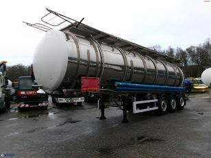 Clayton Chemical tank inox 37.5 m3 / 1 comp cisterna za prevoz hemikalija