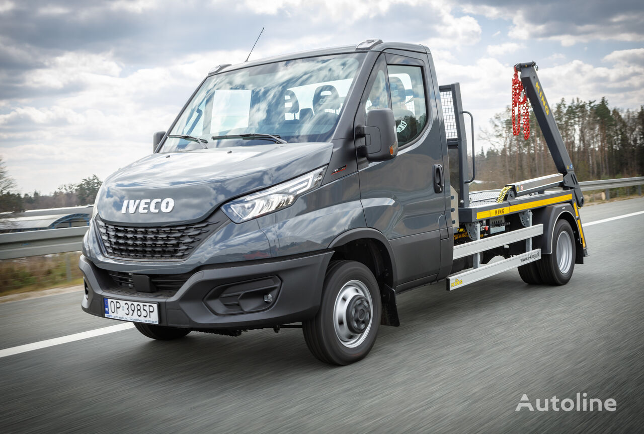 novi IVECO Daily 70C18 + KING Bramowiec / Skiploader / Absetzkipper kamion autopodizač kontejnera