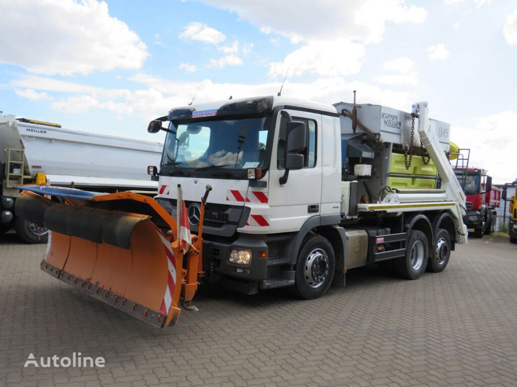 Mercedes-Benz Actros 2541 L Absetzkipper incl.Schild+Streuer kamion autopodizač kontejnera