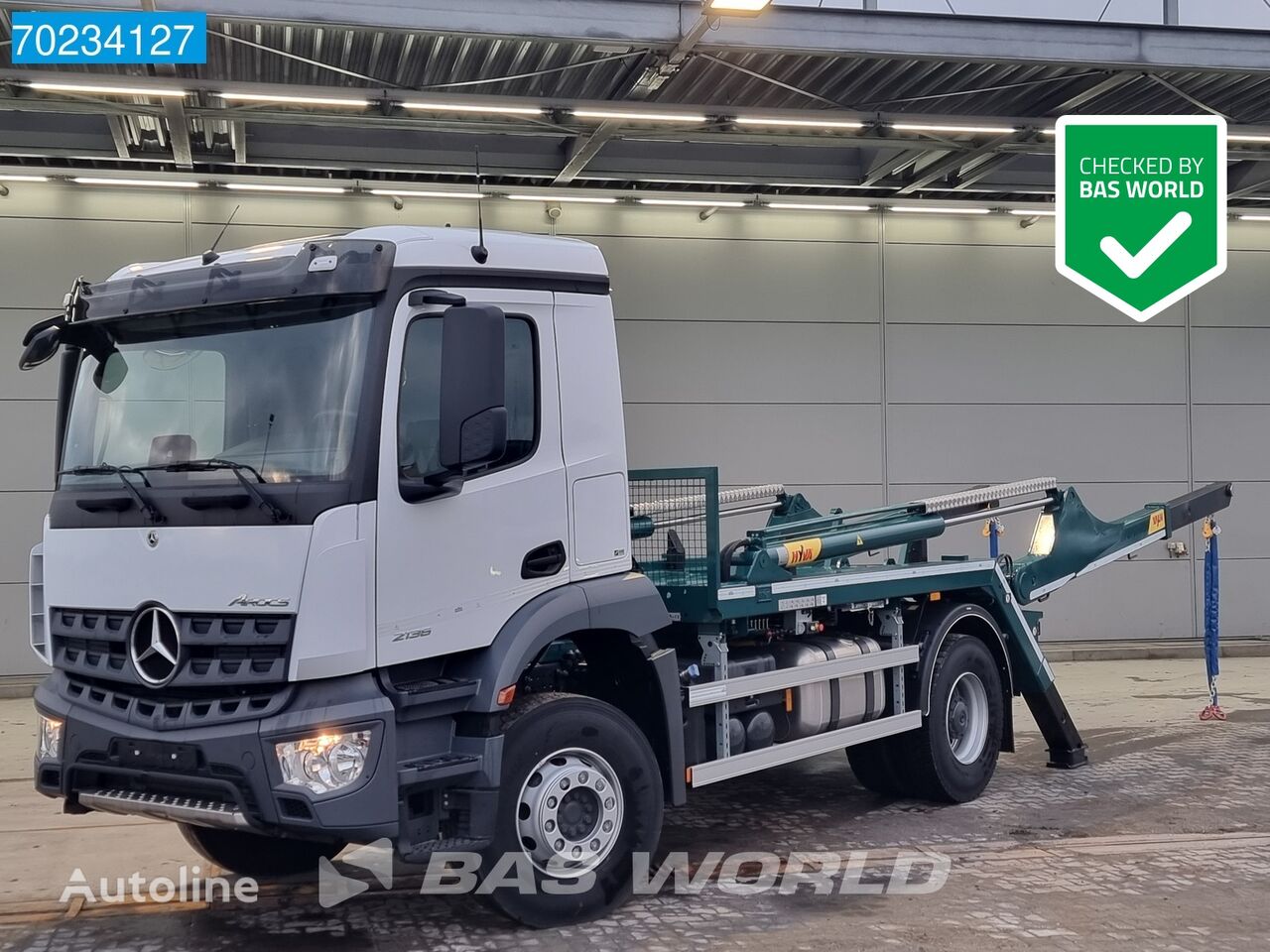 novi Mercedes-Benz Arocs 2136 4X2 Automatic 12Tons HyvaLift Steelsuspension Euro 6 kamion autopodizač kontejnera