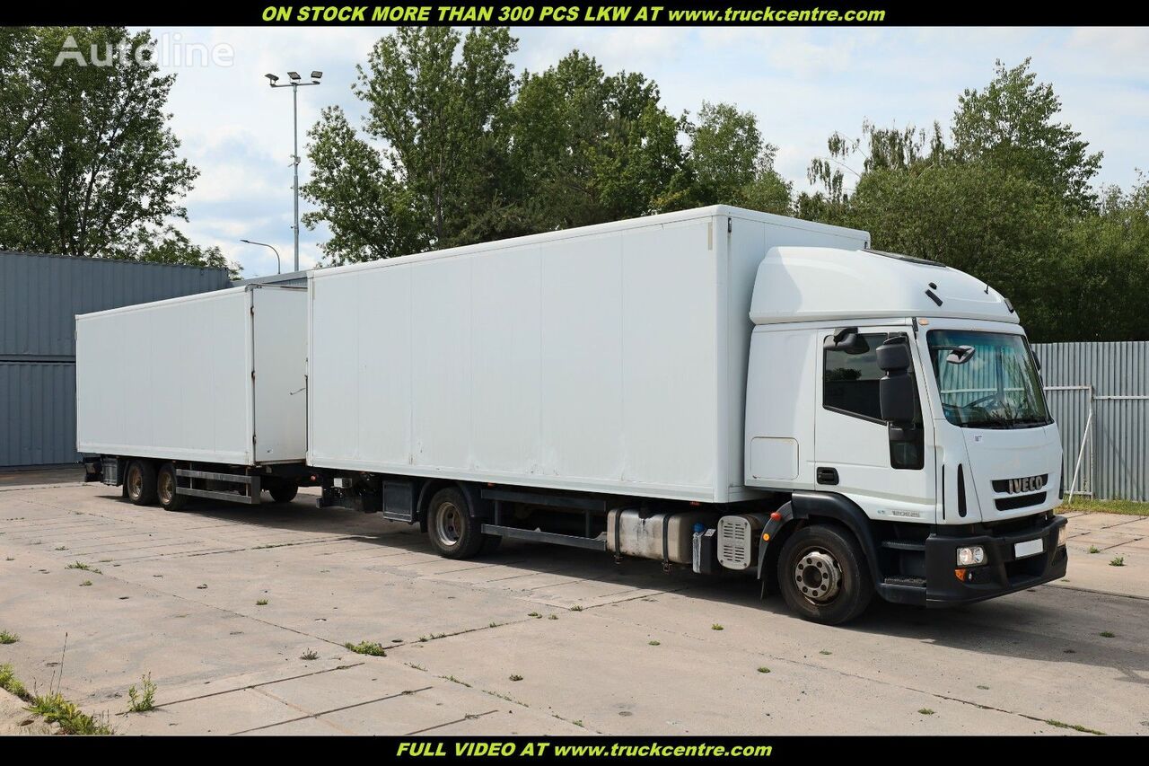 IVECO EUROCARGO ML120E25, TAIL LIFT+TRAILER  FALCH FAG kamion furgon + prikolica furgon