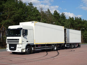 DAF XF 105.410 kamion furgon + prikolica furgon