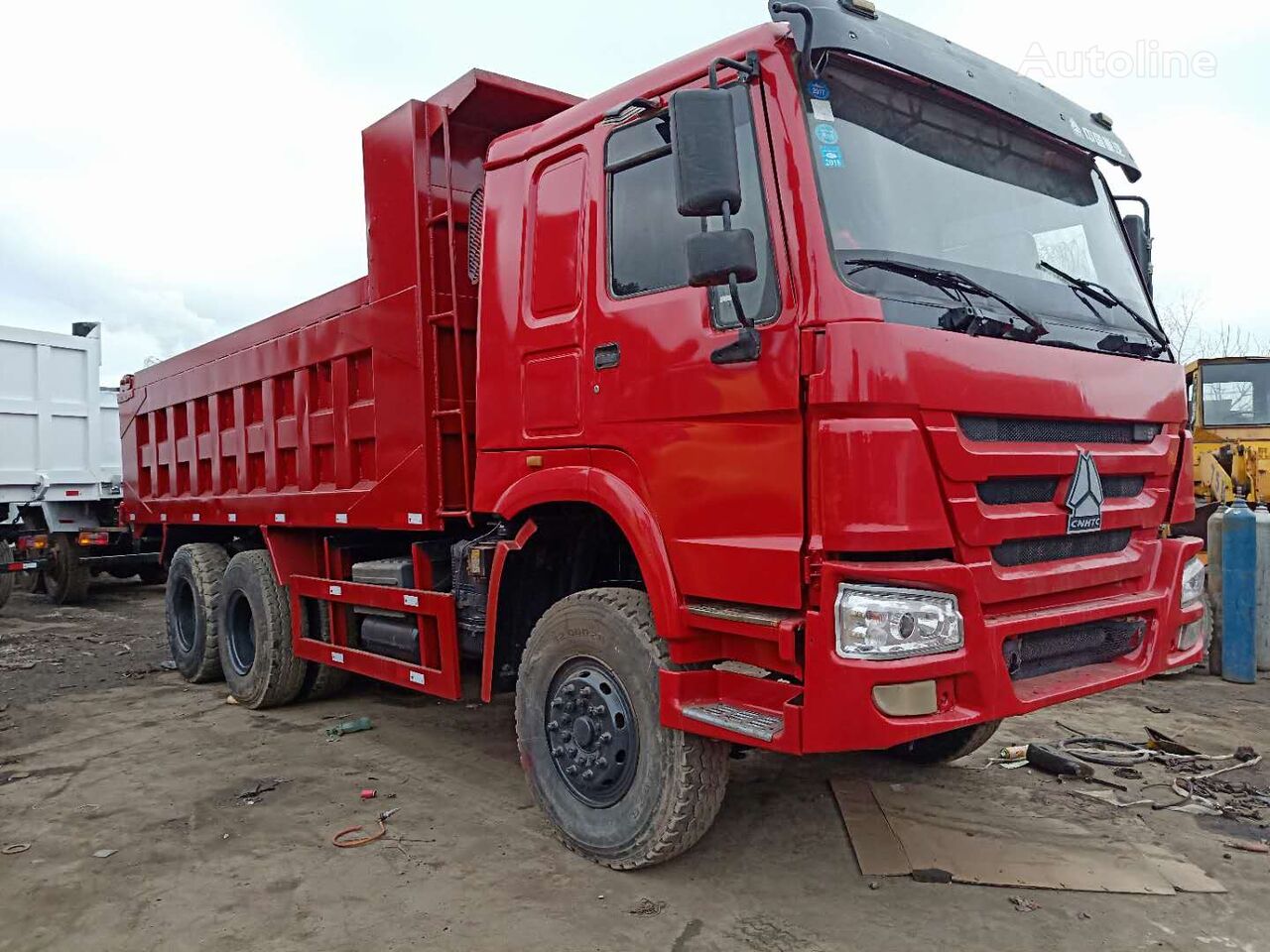HOWO howo 375 used dump trucks kiper