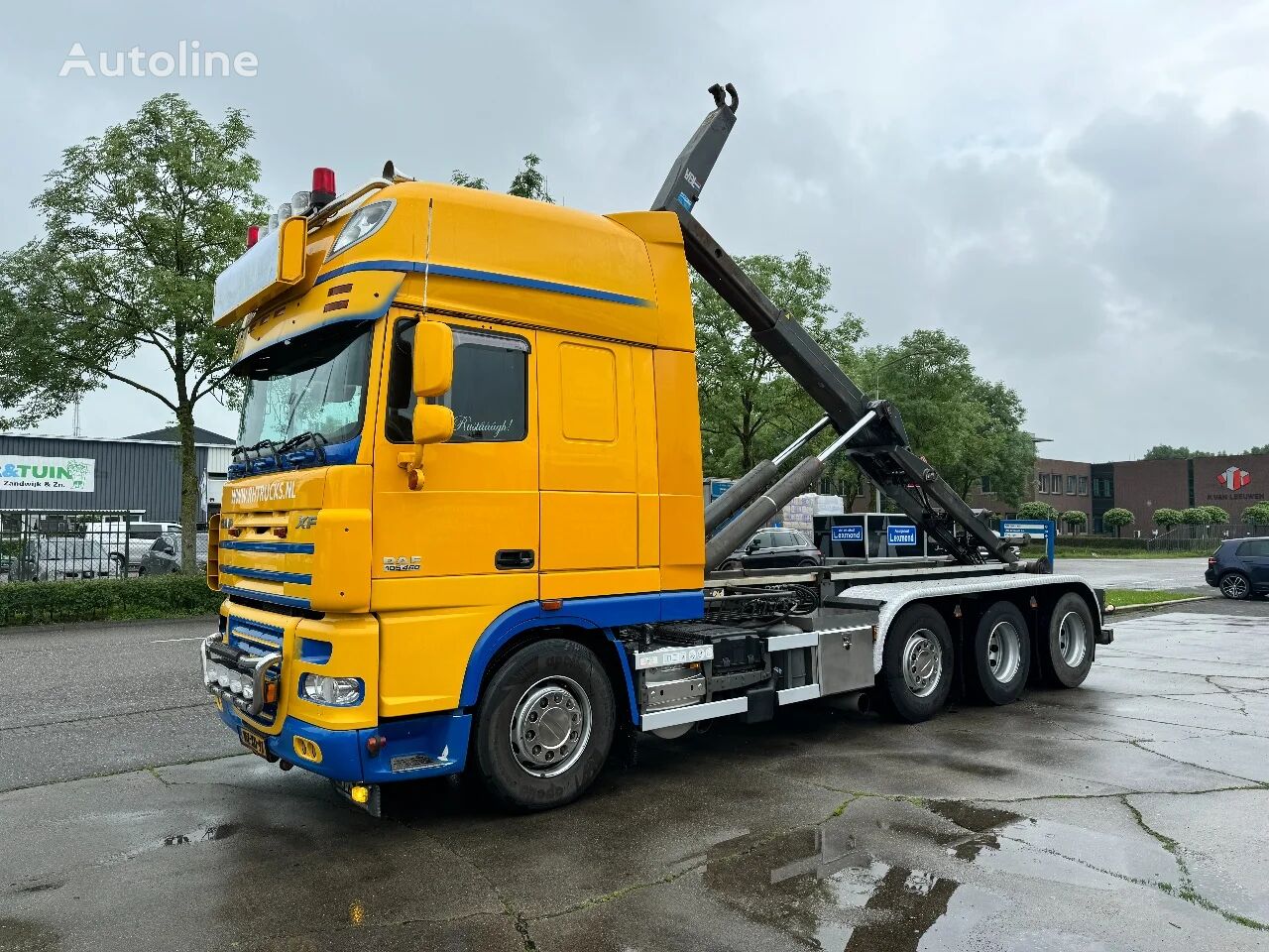 DAF XF 105.460 8X2 EURO 5 HOOKLIFT VDL 30-6500 kamion rol kiper