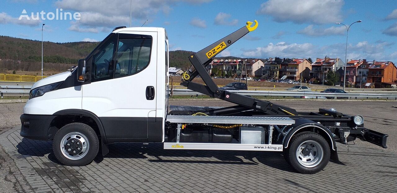 novi IVECO 50C18 + KING HZ-4R Hakowiec / Hooklift / Abrollkipper  kamion rol kiper