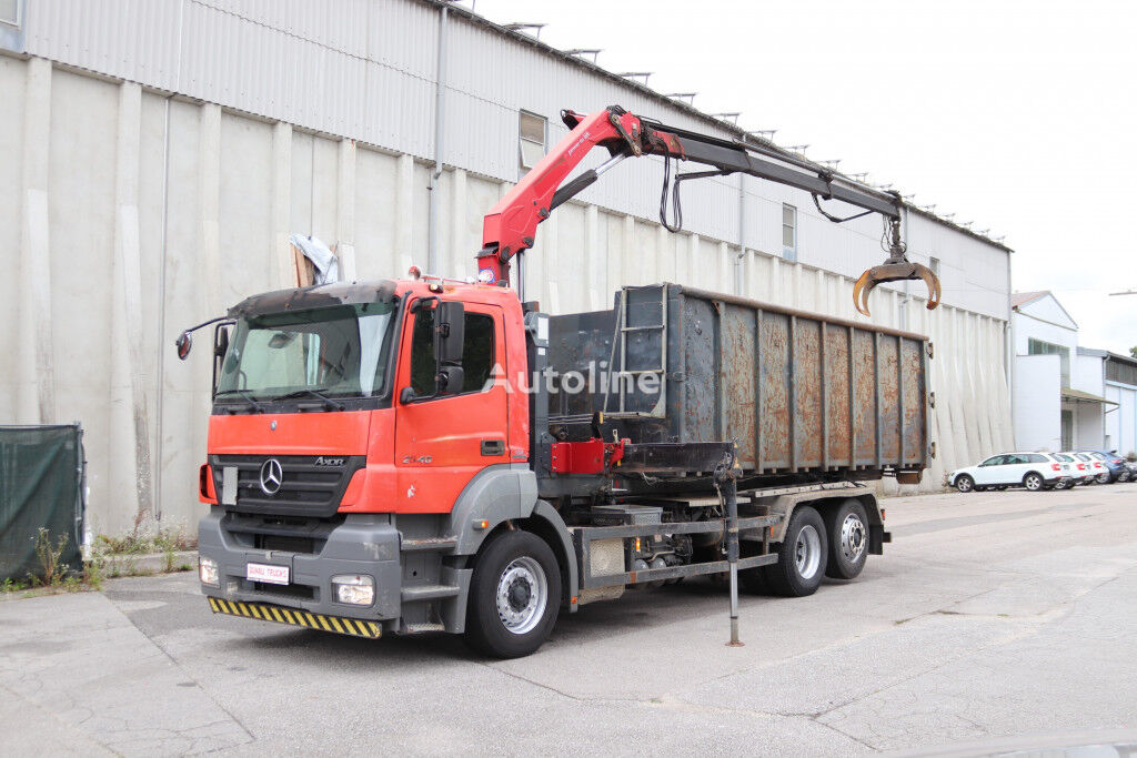 Mercedes-Benz Axor 2540 E5 AHK Retarder Kran Funk Container kamion rol kiper