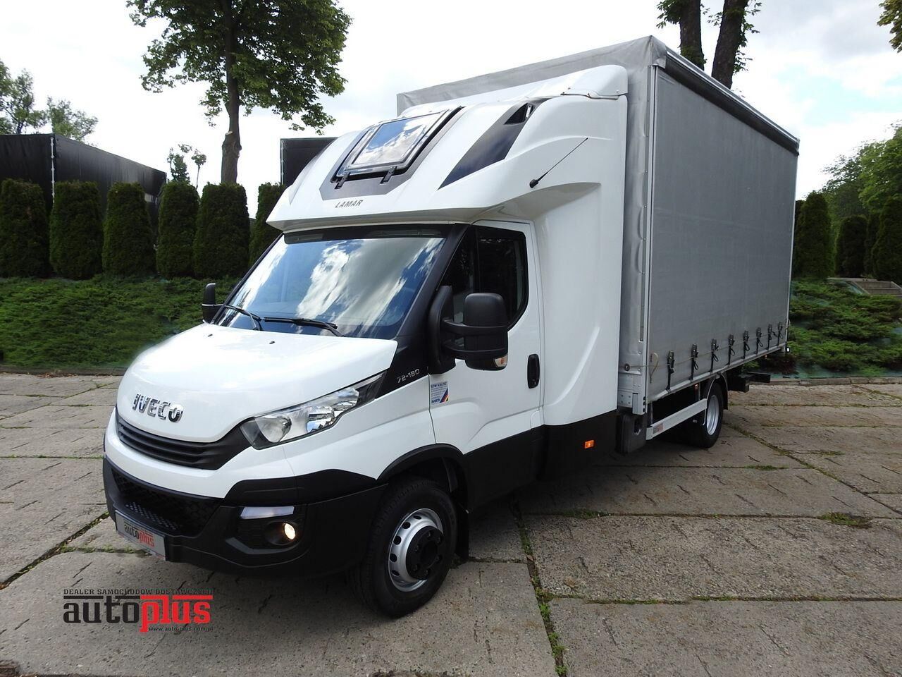 IVECO DAILY 72C18 PLANDEKA WINDA 12 PALET WEBASTO KLIMATYZACJA TEMPOMA kamion s ceradom