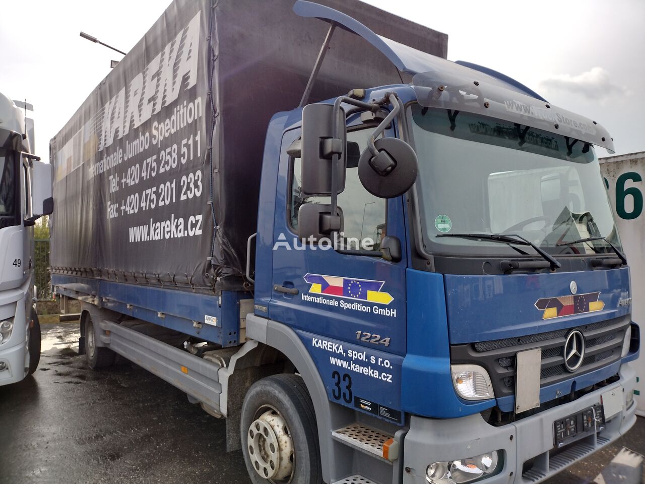 Mercedes-Benz ATEGO 1224 L kamion s ceradom