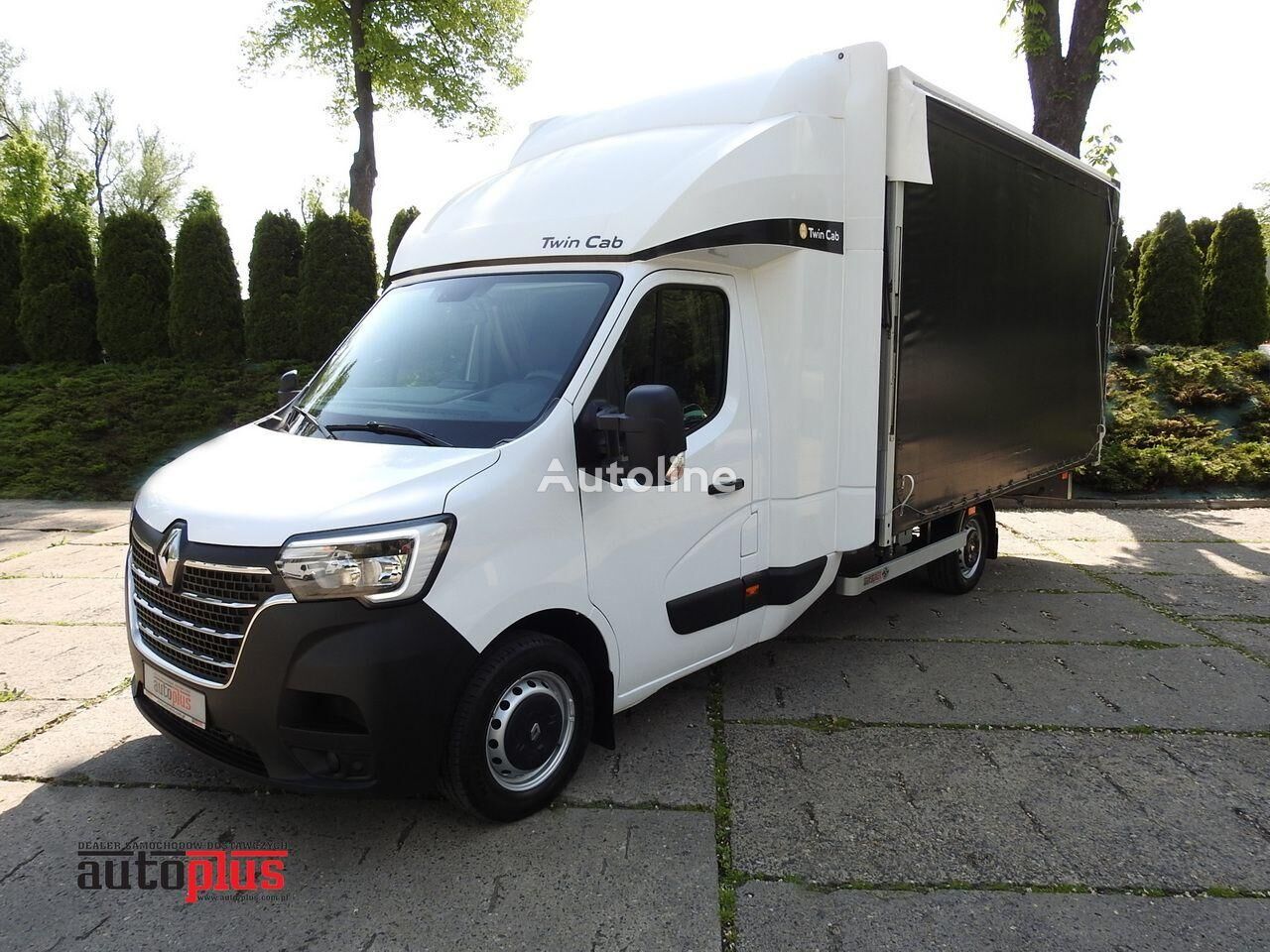 Renault MASTER PLANDEKA 10 PALET WEBASTO KLIMATYZACJA TEMPOMAT LEDY  165 kamion s ceradom