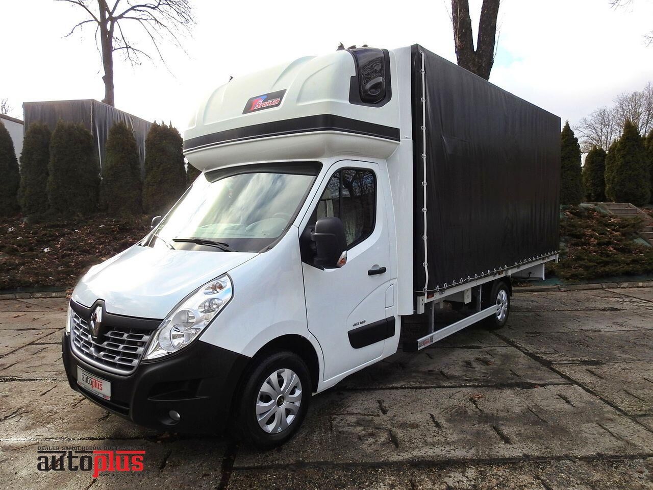 Renault MASTER PLANDEKA 10 PALET WEBASTO TEMPOMAT KLIMATYZACJA  165KM [  kamion s ceradom