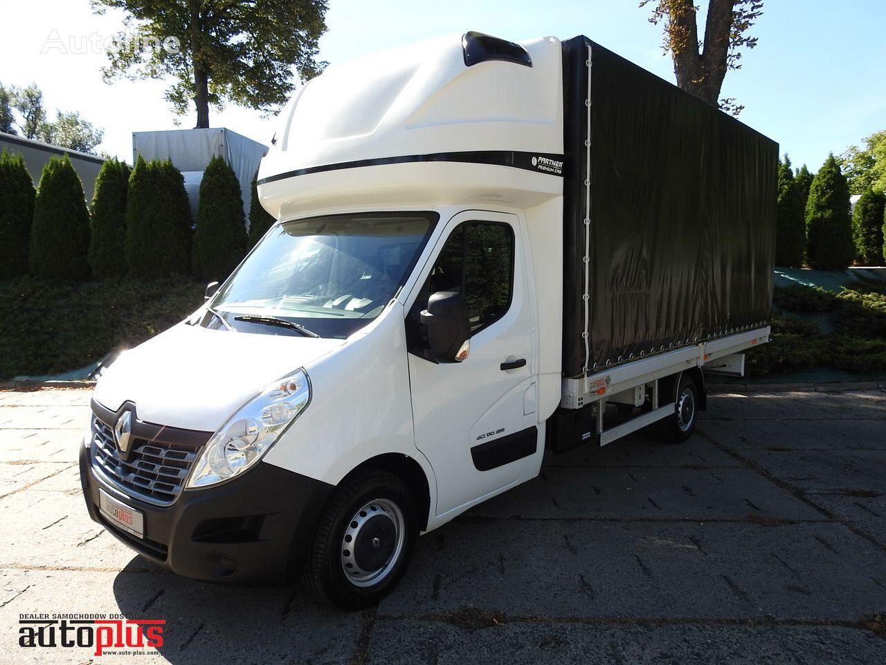 Renault MASTER PLANDEKA 10 PALET WEBASTO TEMPOMAT KLIMATYZACJA ASO PNEUM kamion s ceradom