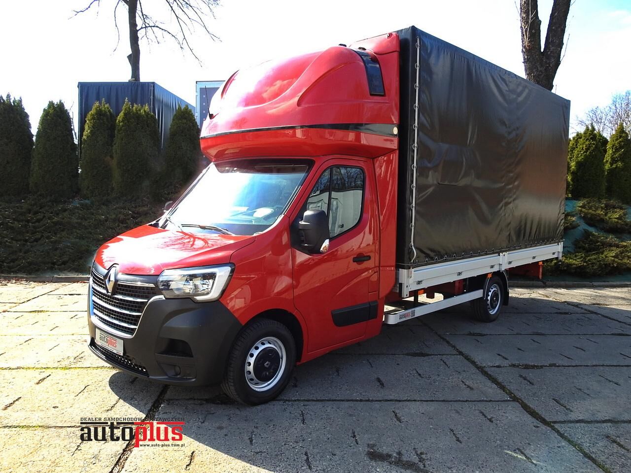 Renault MASTER PLANDEKA 10 PALET WEBASTO TEMPOMAT KLIMATYZACJA LEDY PNEU kamion s ceradom