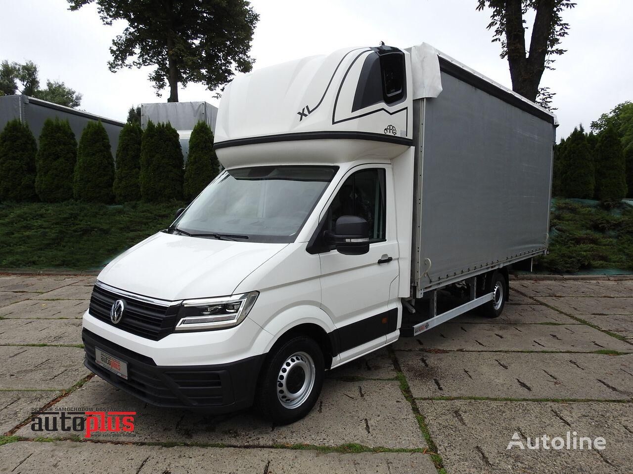 Volkswagen CRAFTER PLANDEKA 10 PALET WEBASTO TEMPOMAT LEDY  180KM [ 038954  kamion s ceradom