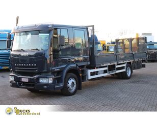 IVECO Eurocargo 130E18 + 7PERSONS + MANUAL + MACHINERY TRANSPORTER + B kamion s ravnom platformom