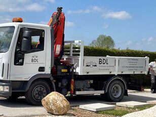 IVECO Eurocargo Flatbed + crane Palfinger kamion s ravnom platformom