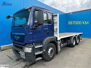 MAN TGS 28 360 6x2, Manual kamion s ravnom platformom