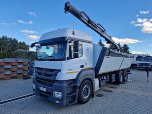 Mercedes-Benz 2540 HDS Hiab / Wywrotka / skrzynia / Wywrot boczny dwustronny / kamion s ravnom platformom