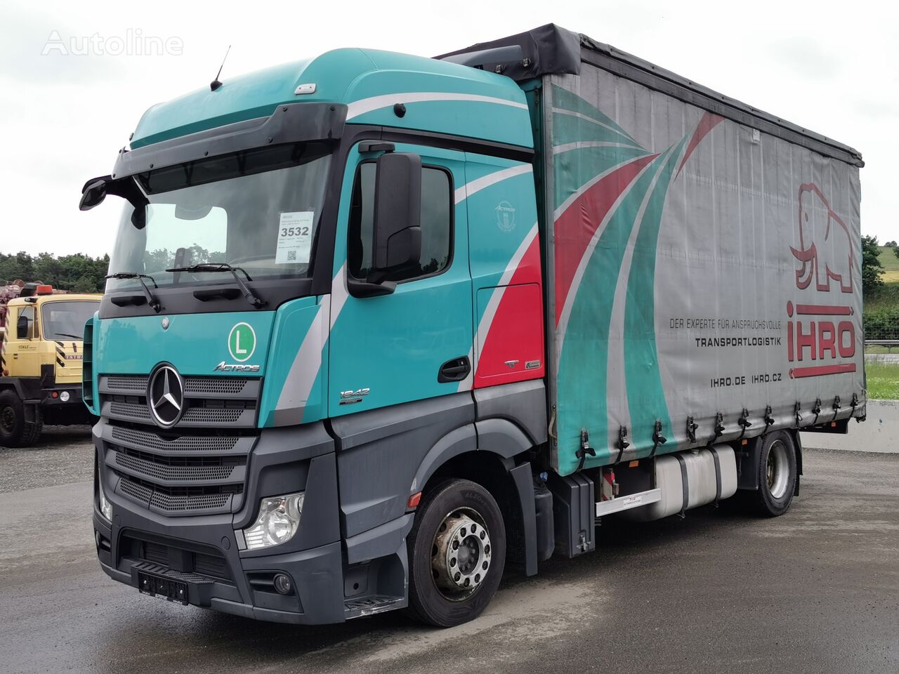 Mercedes-Benz ACTROS 1842 L/NR kamion sa klizna zavesa cerada