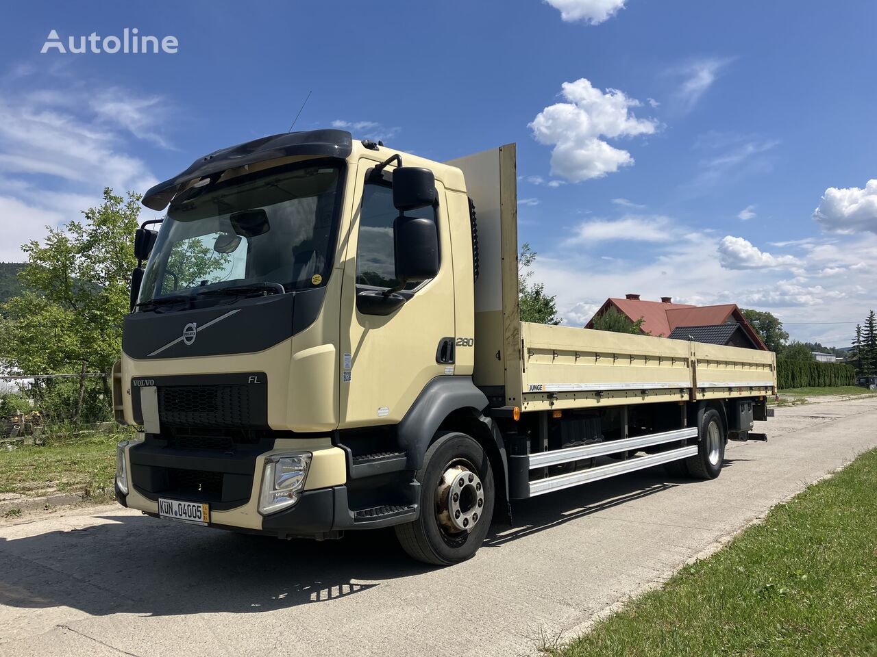 Volvo  FL 280 kamion sa klizna zavesa cerada