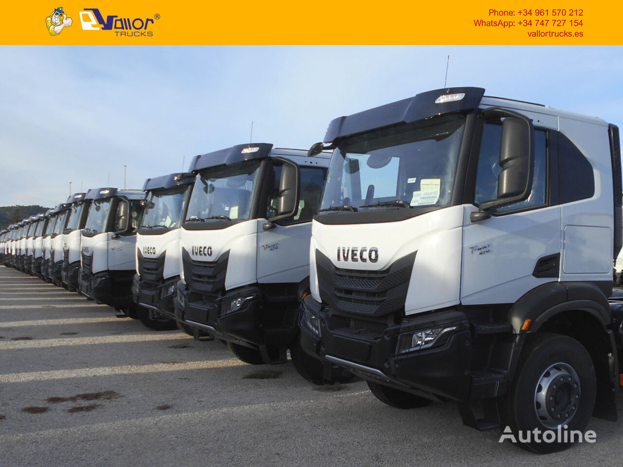 novi IVECO AT380T47 H --ONLY EXPORT OUTSIDE EUROPE --- kamion šasija