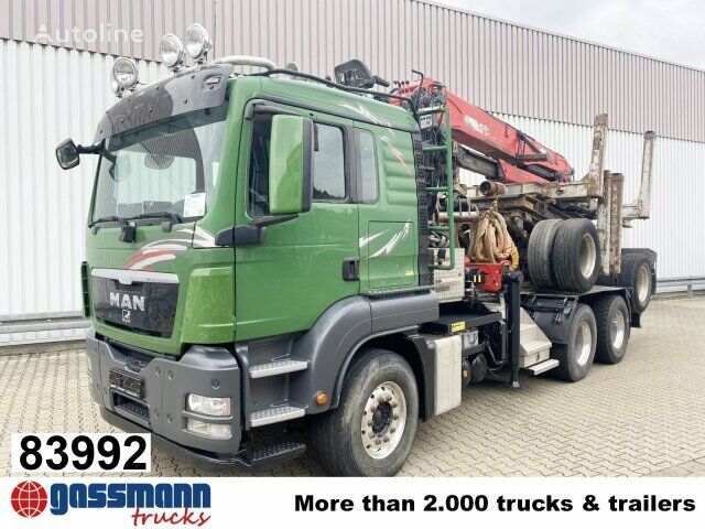 MAN TGS 26.480 6x4 BB, Intarder, Kran Epsilon kamion za prevoz drva