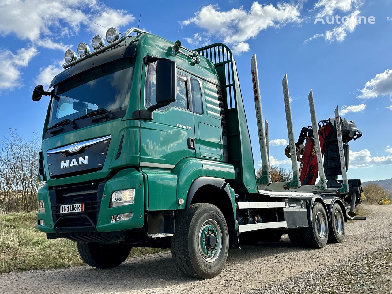 MAN TGS 480 6x6 kamion za prevoz drva