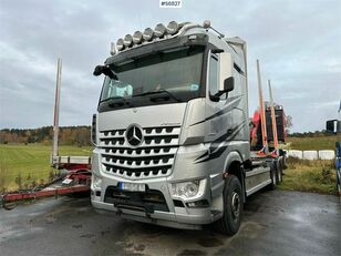 Mercedes-Benz Arocs 2863 Timber truck with crane kamion za prevoz drva