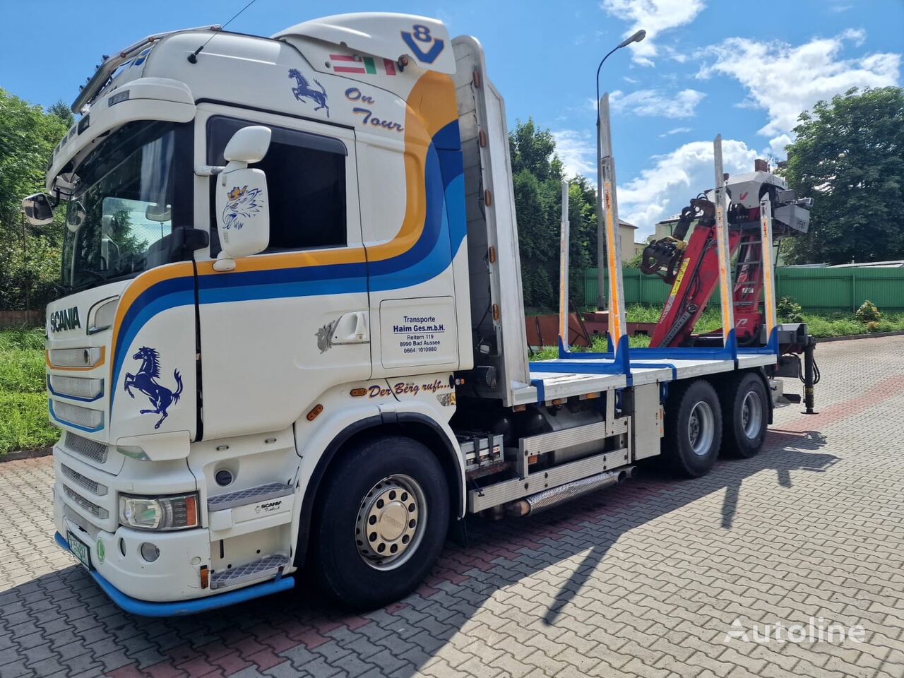 Scania Scania R 560 kamion za prevoz drva