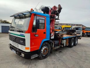 Volvo FL 12.420 6X4 + DIEBOLT D20.80Z Timber/Loglifter - Holzfahrzeug  kamion za prevoz drva