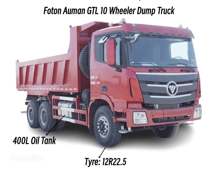 novi Foton Auman GTL 10 Wheeler Dump Truck Price in Sierra Leone kiper