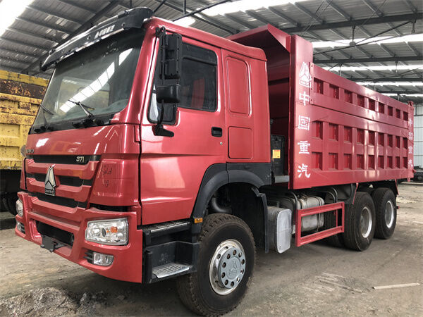 HOWO 371hp,375hp 40T used dump truck with warranty kiper