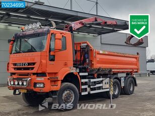 IVECO Trakker 410 6X6 NL-Truck 6x6 Big-Axle HMF Z-Crane EEV kiper