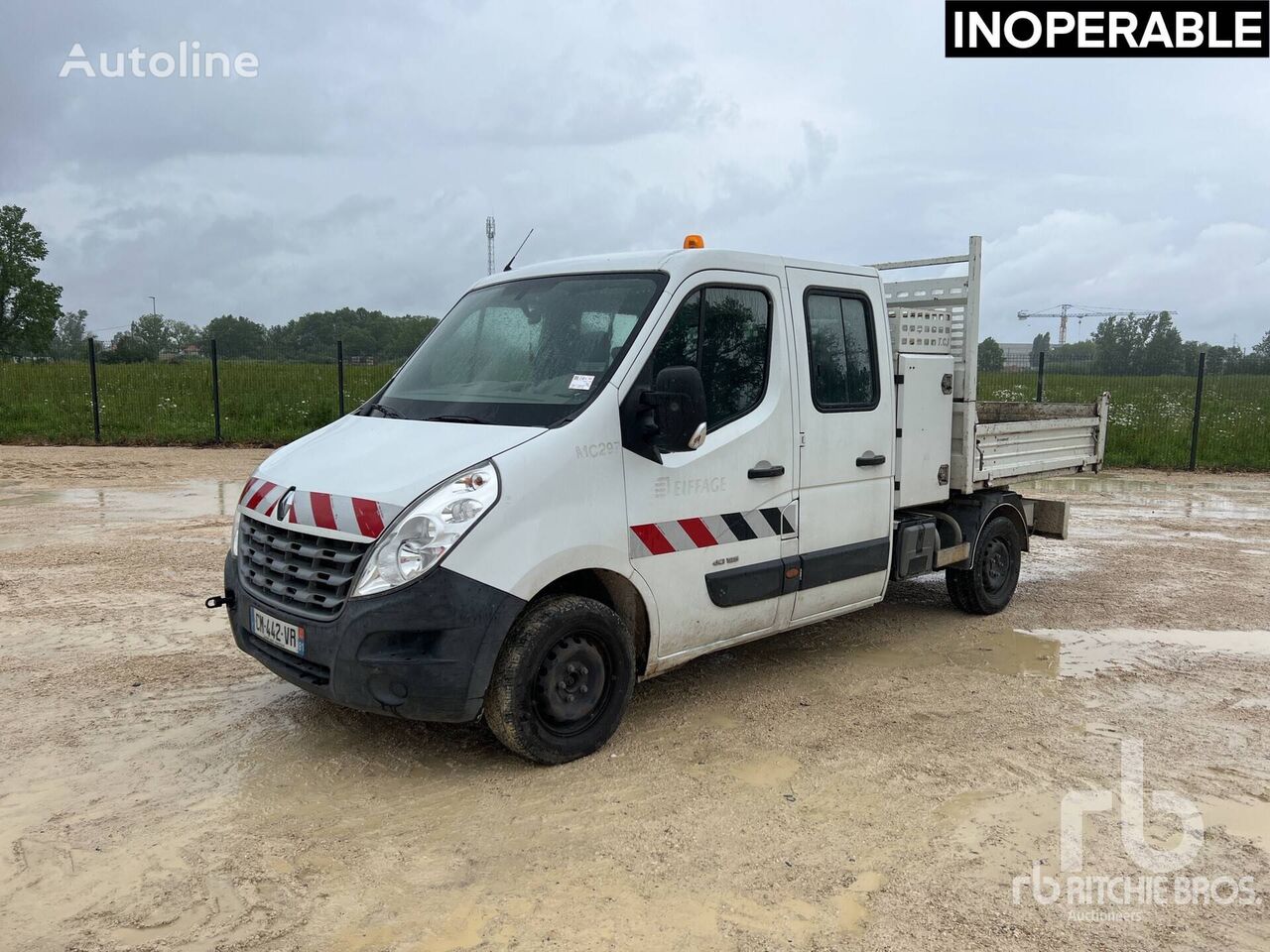 Renault MASTER DCI125 Camion Benne Double Cabine Crew kiper