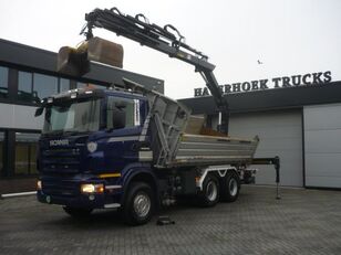 Scania R420 6x4 3 side tipper removeable Hiab XS 166- 5 crane Euro 5 kiper