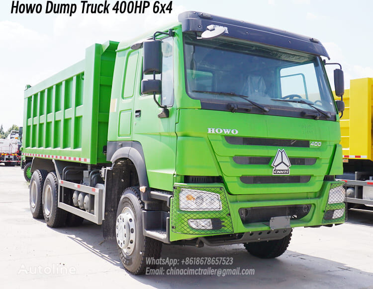 novi Sinotruk Howo Dump Truck Price 400HP 6x4 for Sale in Mauritania kiper