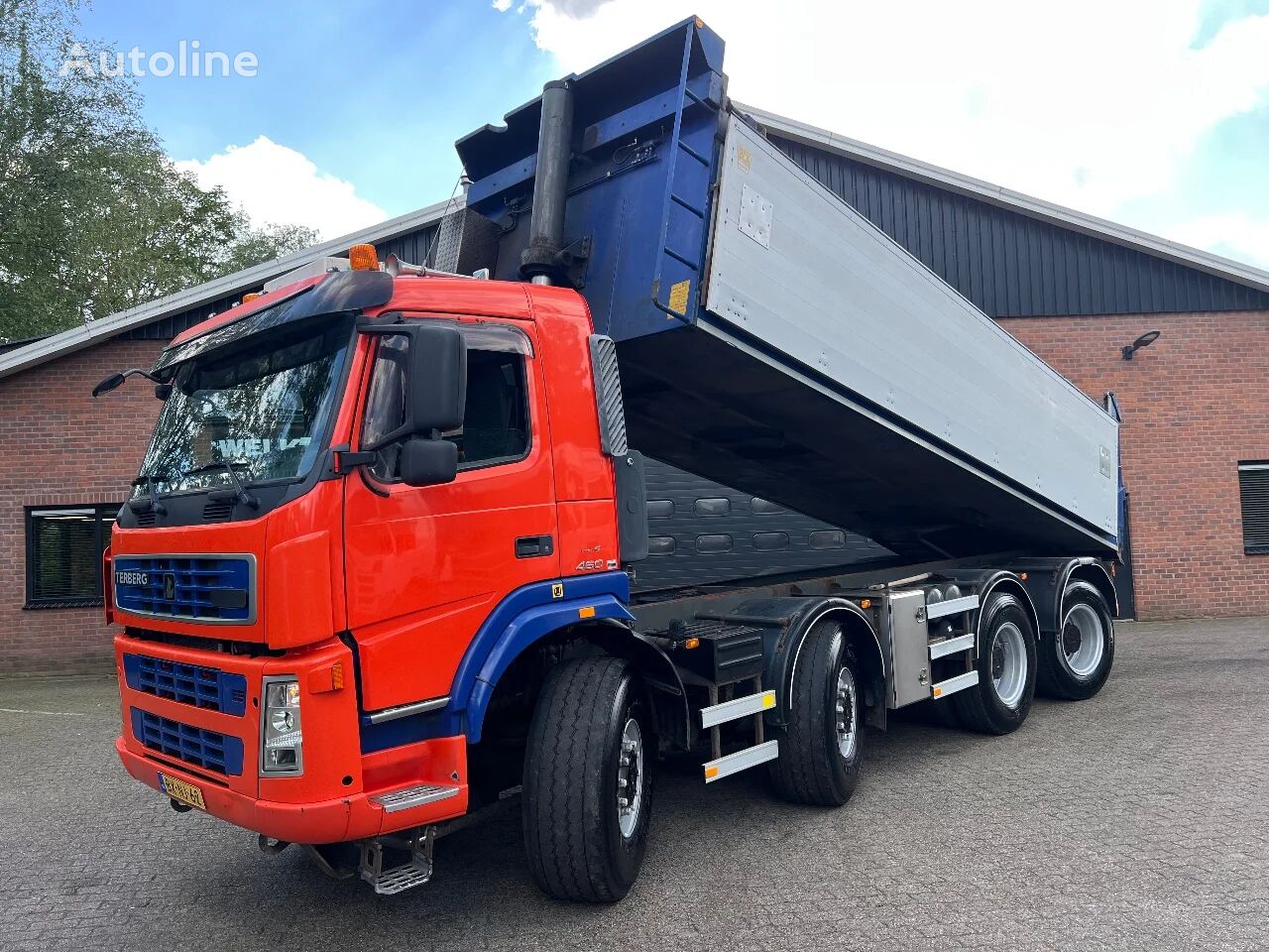 Volvo FM 460 Terberg 8X8 Manual gear Hardox asphalt tipper NL Truck EU kiper