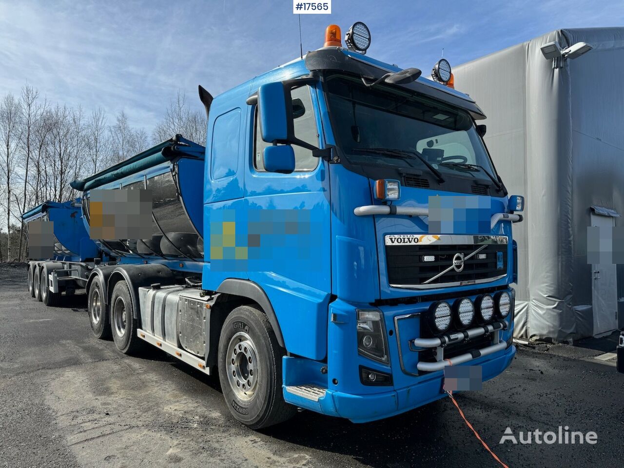 Volvo Fh16 asphalt kiper + prikolica kiper