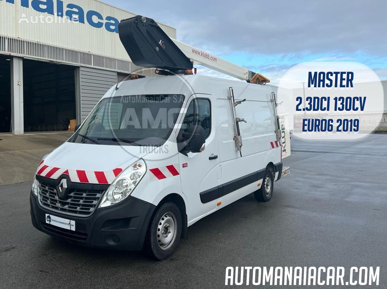 Renault MASTER 2.3DCi 130cv Euro6 2019 C/ CESTO ELEVATÓRIO kamion furgon < 3.5t