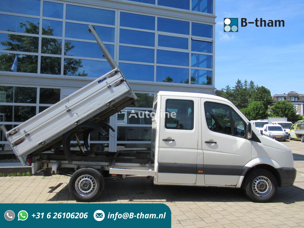 Volkswagen Crafter 35 2.5TDI 100KW Kipper Dubbelcabine DOKA kamion kiper < 3.5t