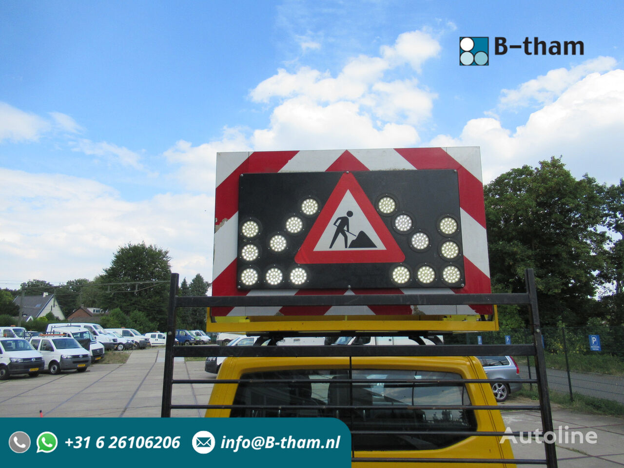 Volkswagen Transporter Actiebord Pol Pijlenbord kamion s ravnom platformom < 3.5t