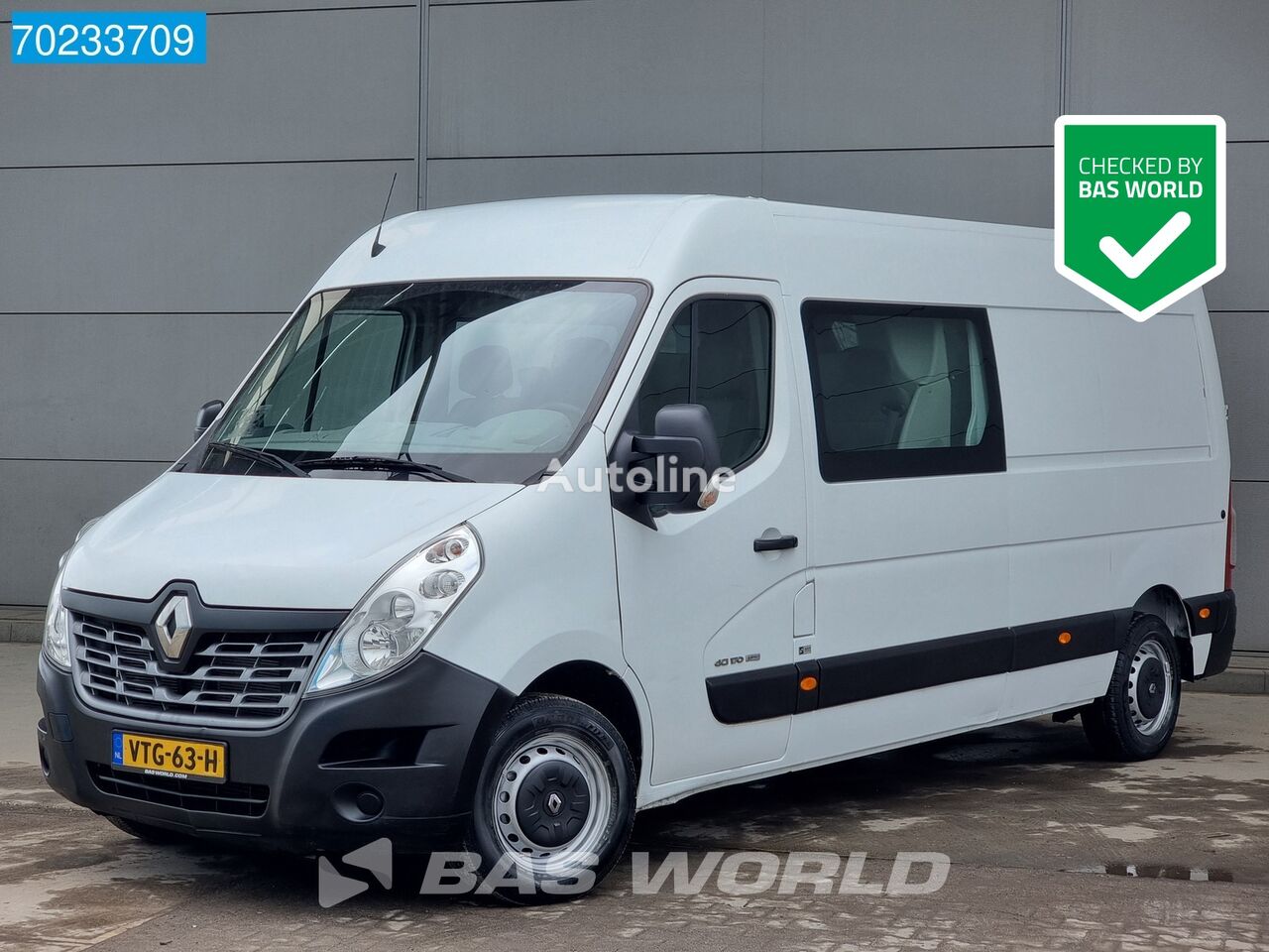 Renault Master 170PK L3H2 Dubbel Cabine Euro6 Airco Trekhaak Doka Mixto  laki furgon