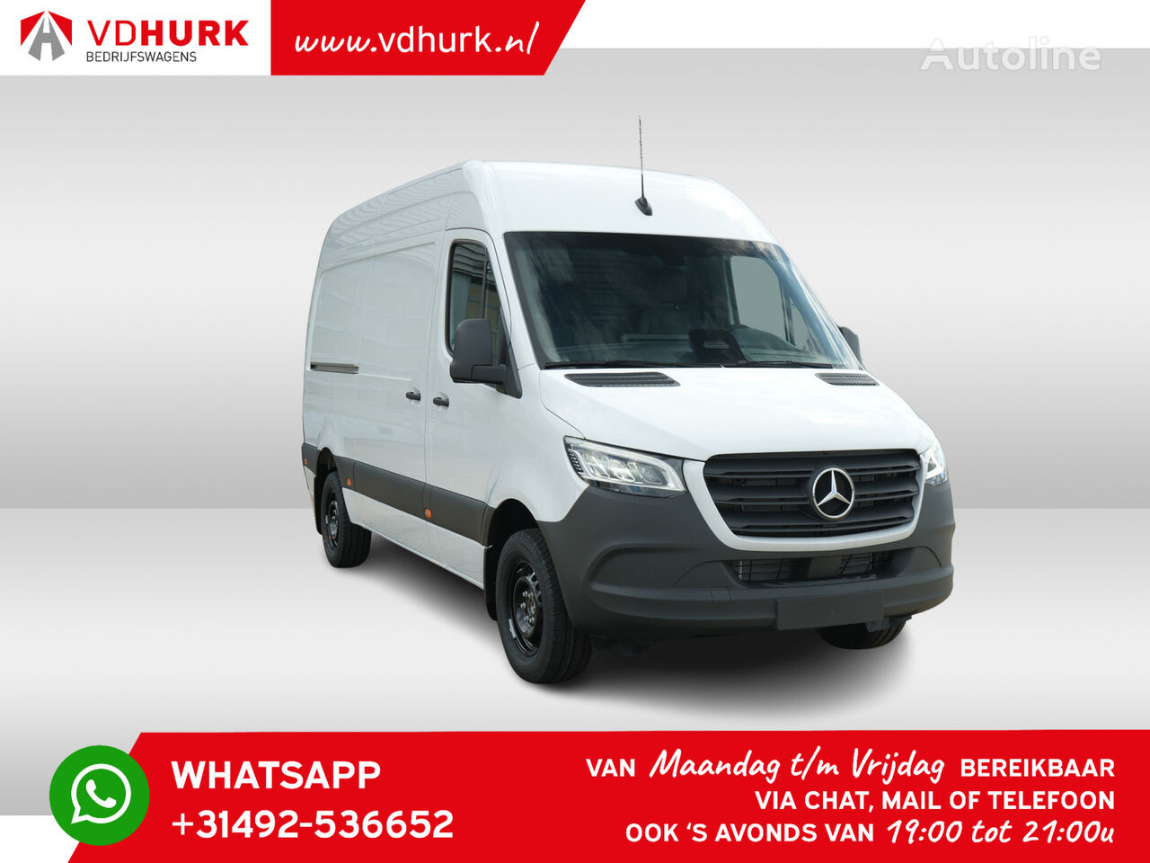 novi Mercedes-Benz Sprinter 317 1.9 CDI L2H2 170 pk Aut. VOORRAAD LED/ 3.5t Trekhaa minibus furgon