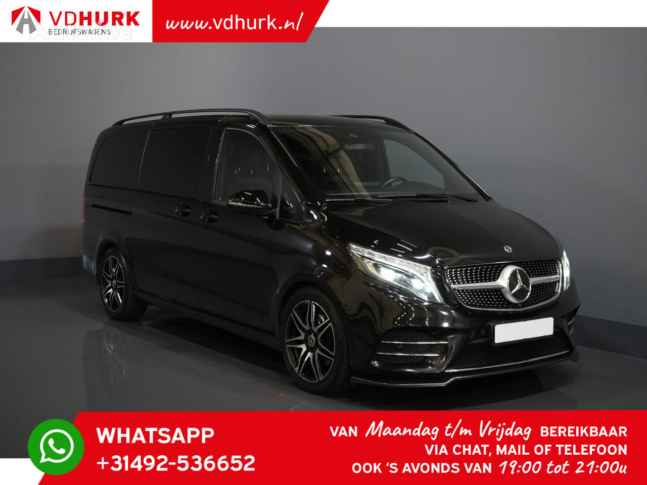 Mercedes-Benz V-klasse 300d DC Dubbel 4-MATIC AMG Cabine Adapt. Cruise/ Burmes minibus furgon